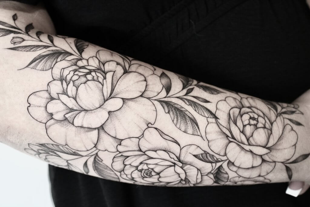 tattoo fleur inkgirl tatouage pivoine