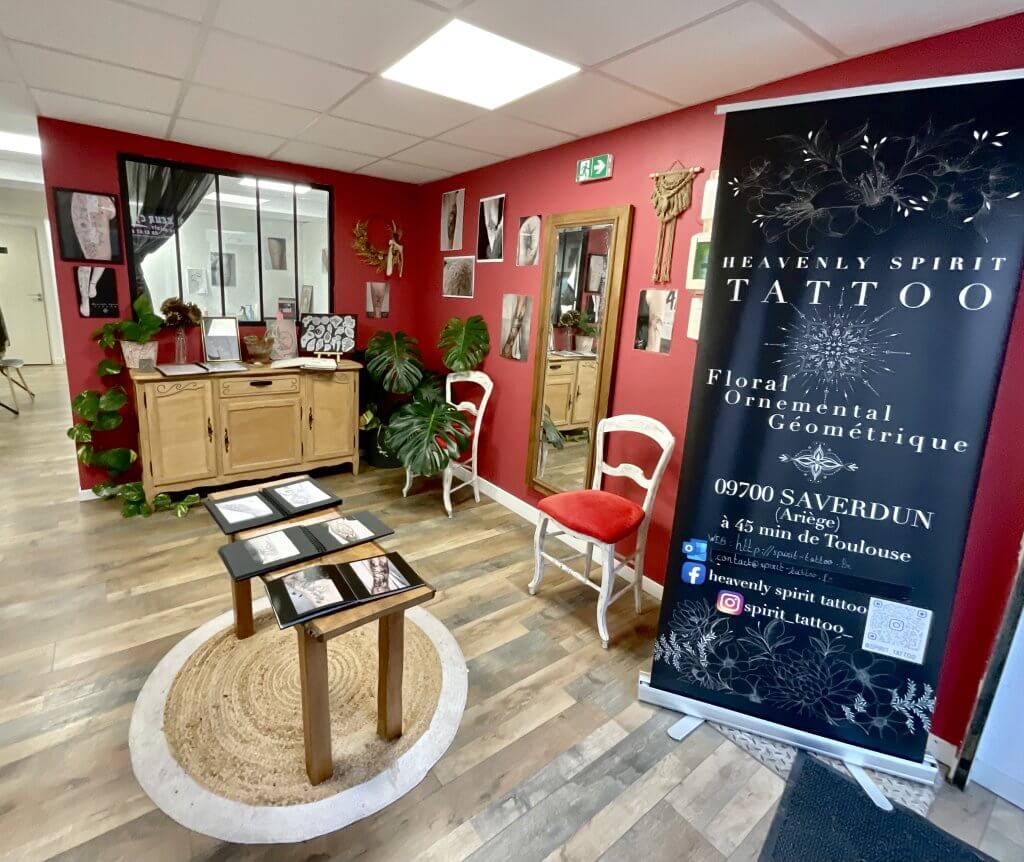 Salon de tatouage espace d’accueil tattoo shop